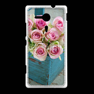 Coque Sony Xpéria SP Panier de roses