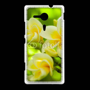 Coque Sony Xpéria SP Fleurs Frangipane