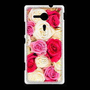 Coque Sony Xpéria SP Fond de roses 5