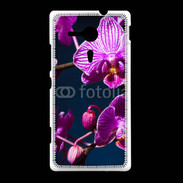 Coque Sony Xpéria SP Belle Orchidée violette 15