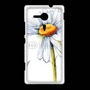 Coque Sony Xpéria SP Fleurs en peinture 550