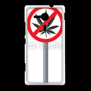 Coque Sony Xpéria SP Cannabis interdit