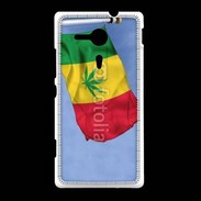 Coque Sony Xpéria SP Drapeau cannabis 2