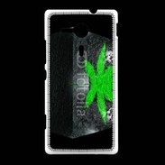 Coque Sony Xpéria SP Cube de cannabis