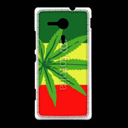 Coque Sony Xpéria SP Drapeau reggae cannabis