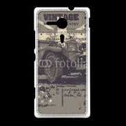 Coque Sony Xpéria SP Vintage Wheels