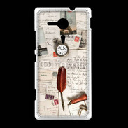 Coque Sony Xpéria SP Vieilles lettres vintage