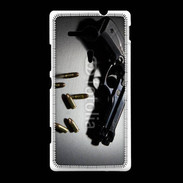 Coque Sony Xpéria SP Gun et munitions