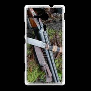 Coque Sony Xpéria SP Fusil de chasse et couteau 2
