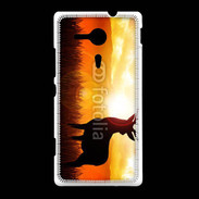 Coque Sony Xpéria SP Silhouette d'un cerf 5