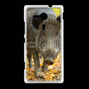 Coque Sony Xpéria SP Sanglier de face 50