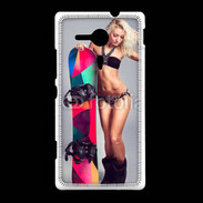 Coque Sony Xpéria SP Snowboard Sexy