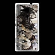 Coque Sony Xpéria SP Abrivado Chevaux et taureaux