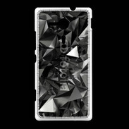 Coque Sony Xpéria SP Fond cristal abstrait