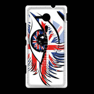 Coque Sony Xpéria SP Oeil Angleterre