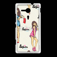 Coque Sony Xpéria SP Fashion girl 5