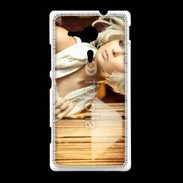 Coque Sony Xpéria SP Femme blonde fashion glamour