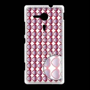 Coque Sony Xpéria SP Lunettes coeur