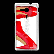 Coque Sony Xpéria SP Escarpins rouges