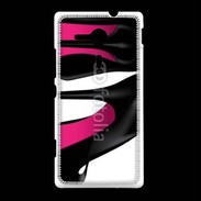 Coque Sony Xpéria SP Escarpins semelles roses