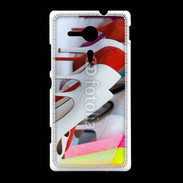 Coque Sony Xpéria SP Pêle mêle chaussures 2