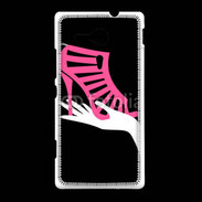 Coque Sony Xpéria SP Sandale rose soldée