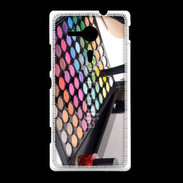 Coque Sony Xpéria SP Palette maquillage, vernis et escarpins