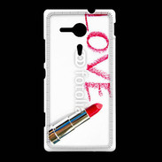 Coque Sony Xpéria SP Love avec rouge à lèvres