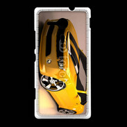 Coque Sony Xpéria SP Belle voiture jaune et noire