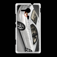 Coque Sony Xpéria SP Sport car blanche