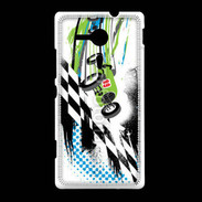 Coque Sony Xpéria SP Course de voiture rétro