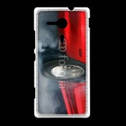 Coque Sony Xpéria SP Roue en feu dragster 4