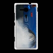 Coque Sony Xpéria SP Roue en feu dragster 7