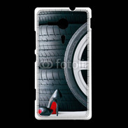 Coque Sony Xpéria SP Jantes et escarpins