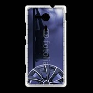 Coque Sony Xpéria SP Silhouette sexy avec jante de voiture 2