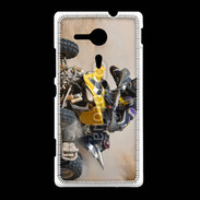 Coque Sony Xpéria SP Dérapage en quad