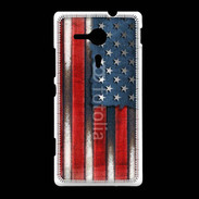 Coque Sony Xpéria SP USA Grunge drapeau
