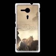 Coque Sony Xpéria SP Cowboys et chevaux