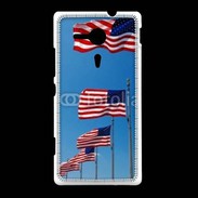 Coque Sony Xpéria SP Drapeaux USA