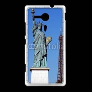 Coque Sony Xpéria SP Statue de la liberté et tour Eiffel