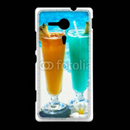 Coque Sony Xpéria SP Cocktail piscine