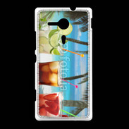 Coque Sony Xpéria SP Cocktail sur la plage