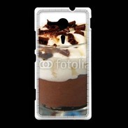 Coque Sony Xpéria SP Verrine dessert chocolat