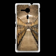 Coque Sony Xpéria SP Cave tonneaux de vin