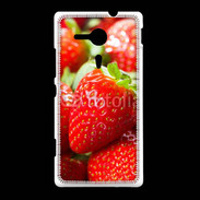 Coque Sony Xpéria SP Fraises en folie