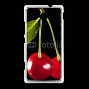 Coque Sony Xpéria SP Couple de cerises