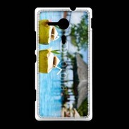 Coque Sony Xpéria SP Pina colada au bord de la piscine