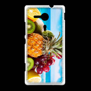 Coque Sony Xpéria SP Fruits frais sur la plage