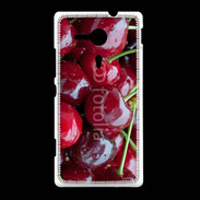 Coque Sony Xpéria SP Fond de cerises