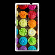 Coque Sony Xpéria SP Cup cake en folie 5